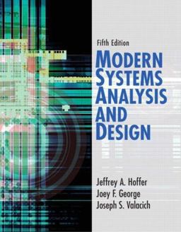 Modern Systems Analysis and Design 5th 9780132240765 Front Cover