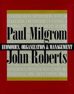Economics, Organization and Management  9780132246507 Front Cover