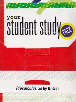 Precalculus, 3e: Your Student Study Pack 3rd 9780132268974 Front Cover