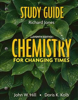 Study Guide Chemistry for Changing Times