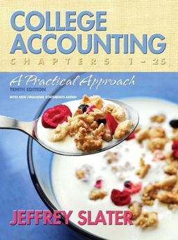 College Accounting, Chapters 1-25