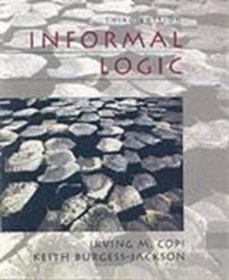 Informal Logic 3rd 9780132290487 Front Cover