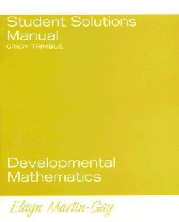 Developmental Mathematics:  9780132291026 Front Cover