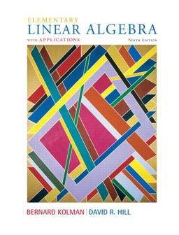 Elementary Linear Algebra with Applications 9th 9780132296540 Front Cover