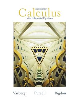 Calculus with Differential Equations 9th 9780132306331 Front Cover