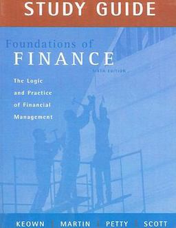 Study Guide for Foundations of Finance