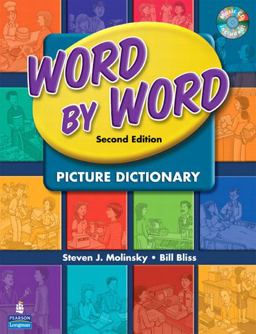 Word by Word Picture Dictionary with WordSongs Music CD 2nd 9780132358385 Front Cover
