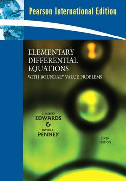 Elementary Differential Equations with Boundary Value Problems