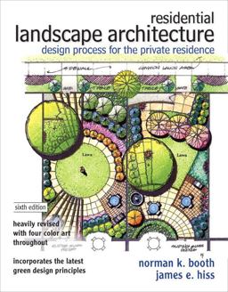 Residential Landscape Architecture Design Process for the Private Residence 6th 9780132376198 Front Cover