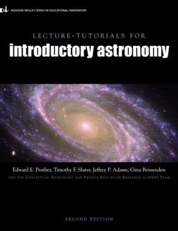 Lecture Tutorials for Introductory Astronomy 2nd 9780132392266 Front Cover