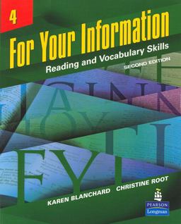 For Your Information 4 Reading and Vocabulary Skills 2nd 9780132436946 Front Cover