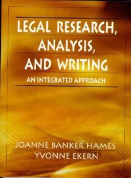 Legal Research, Analysis, and Writing