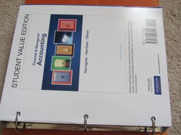 Financial and Managerial Accounting, Student Value Edition