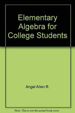Elementary Algebra for College Students