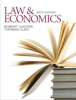 Law and Economics 6th 9780132540650 Front Cover