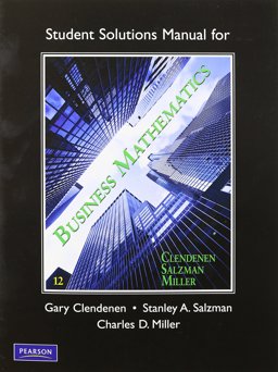 Student's Solutions Manual for Business Mathematics