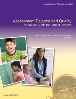 Assessment Balance and Quality An Action Guide for School Leaders 3rd 9780132548786 Front Cover