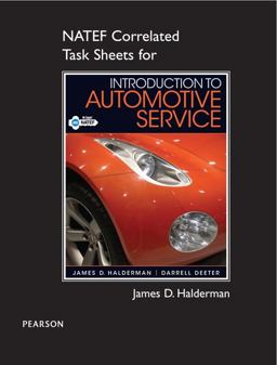 NATEF Correlated Task Sheets for Introduction to Automotive Service  9780132549912 Front Cover