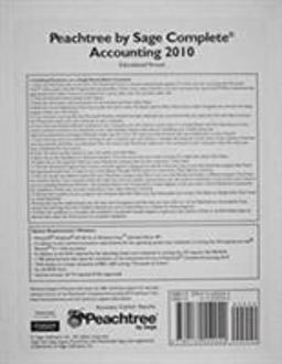 Peachtree Complete Accounting 2010 CD Peachtree Complete Accounting 2010 CD