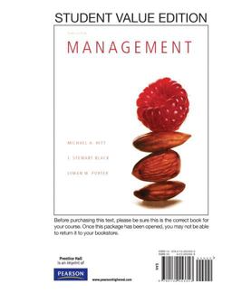 Management, Student Value Edition 3rd 9780132553353 Front Cover