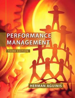 Performance Management 3rd 9780132556385 Front Cover