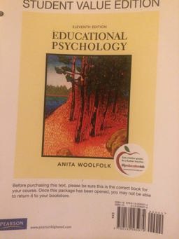 Educational Psychology, Student Value Edition