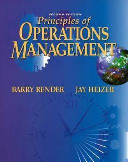 Principles of Operations Management 2nd 9780132567367 Front Cover