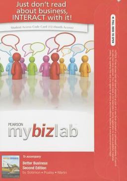 NEW Mylab Intro to Business with Pearson EText -- Access Card -- for Better Business
