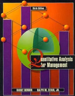 Quantitative Analysis for Management 6th 9780132573399 Front Cover