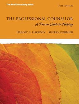 Professional Counselor A Process Guide to Helping 7th 9780132595148 Front Cover