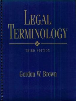 Legal Terminology Legal Terminology