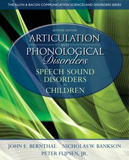 Articulation and Phonological Disorders Speech Sound Disorders in Children 7th 9780132612630 Front Cover