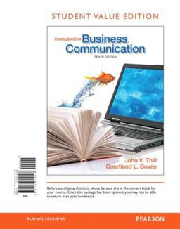 Excellence in Business Communication, Student Value Edition