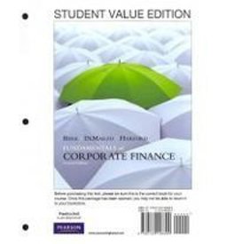 Fundamentals of Corporate Finance 2nd 9780132735124 Front Cover