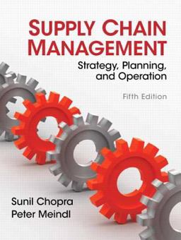 Supply Chain Management 5th 9780132743952 Front Cover