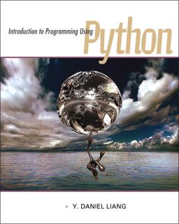 Introduction to Programming Using Python  9780132747189 Front Cover