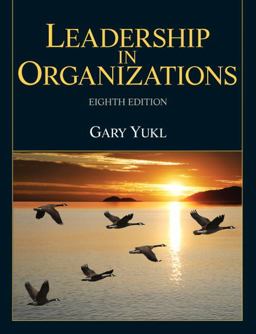 Leadership in Organizations 8th 9780132771863 Front Cover