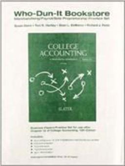 Who-Dun-It Practice Set for College Accounting