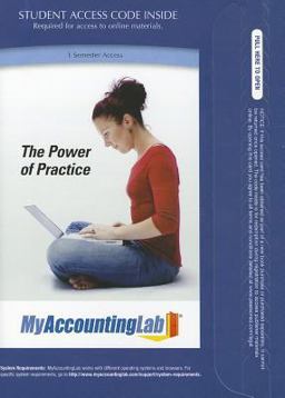 MyAccountingLab with Pearson EText -- Access Card -- for Financial and Managerial Accounting, Ch 1-14