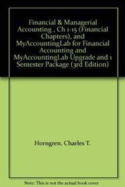 Financial and Managerial Accounting
