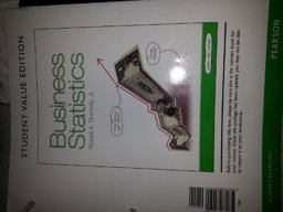 Business Statistics, Student Value Edition  9780132855501 Front Cover