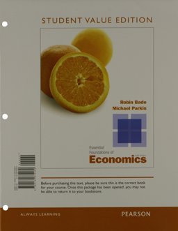 Essential Foundations of Economics, Student Value Edition