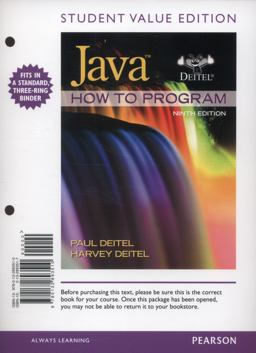 Student Value Edition for Java How to Program (early Objects)