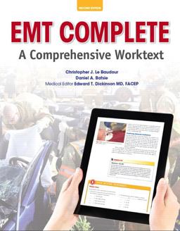 EMT Complete A Comprehensive Worktext 2nd 9780132897778 Front Cover