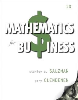 Mathematics for Business 10th 9780132898355 Front Cover