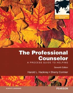 Professional Counselor A Process Guide to Helping 7th 9780132899314 Front Cover