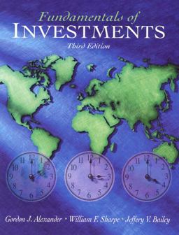 Fundamentals of Investments 3rd 9780132926171 Front Cover