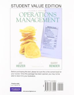 Operations Management, Flexible Version, Student Value Edition Plus NEW MyOMLab with Pearson EText -- Access Card Package