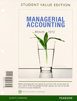 Managerial Accounting Managerial Accounting