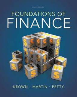 Foundations of Finance 8th 9780132994873 Front Cover